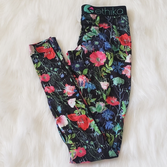 Ethika Girls JR Floral Leggings - Picture 1 of 8